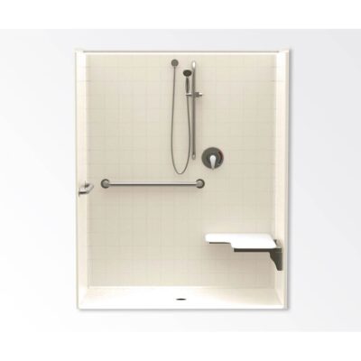 Aquatic 1603BFSTD Alcove Shower