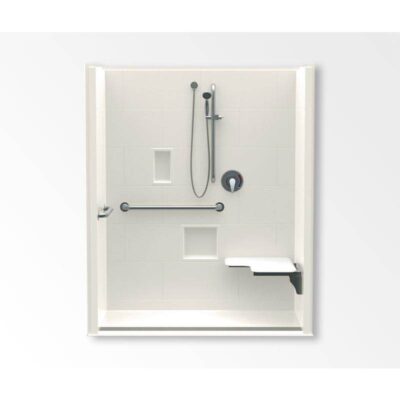 Aquatic 16030BFSBTTR Alcove Shower