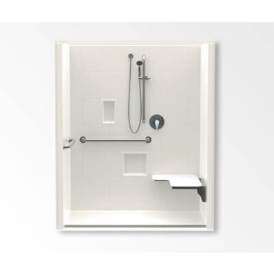 Aquatic 16034BFSBTTR Alcove Shower