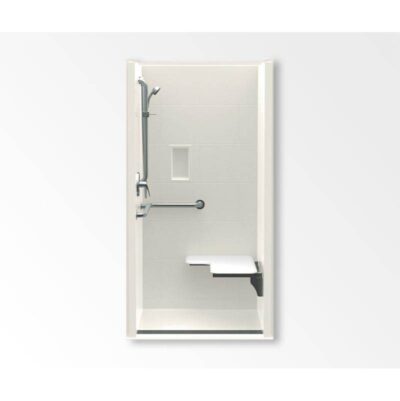 Aquatic 13636BFSBTTR Alcove Shower