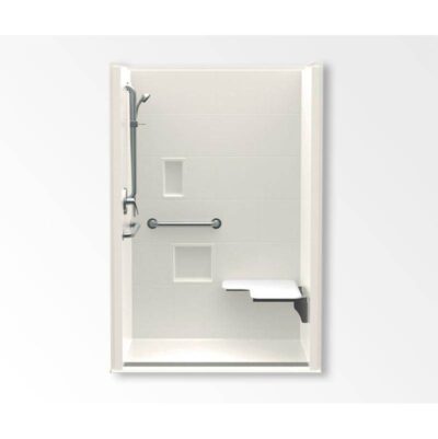 Aquatic 14836BFSBTTR Alcove Shower