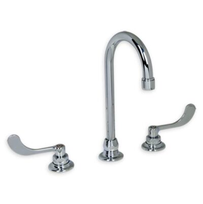 American Standard Monterrey® 8-Inch Widespread Gooseneck Faucet With Wrist Blade Handles 1.5 gpm/5.7 Lpm