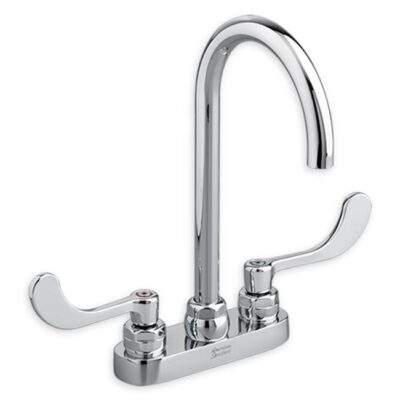 American Standard Monterrey® 4-Inch Centerset Gooseneck Faucet With Wrist Blade Handles 1.5 gpm/5.7 Lpm Laminar Flow in Spout Base