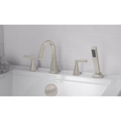 American Standard Edgemere® Bathtub Faucet With Lever Handles and Personal Shower for Flash® Rough-In Valve