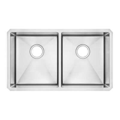 American Standard Pekoe® 29 x 18-Inch Stainless Steel Undermount Double Bowl Kitchen Sink
