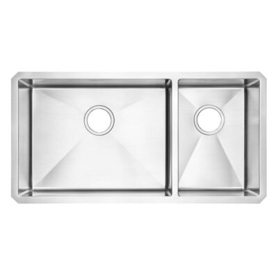 American Standard Pekoe® 35 x 18-Inch Stainless Steel Undermount Double-Bowl Kitchen Sink