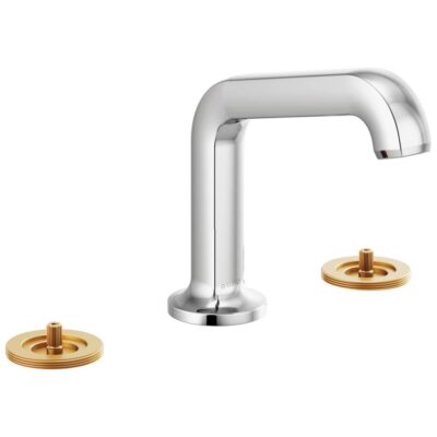 Brizo Kintsu® Widespread Lavatory Faucet with Angled Spout - Less Handles 1.2 GPM