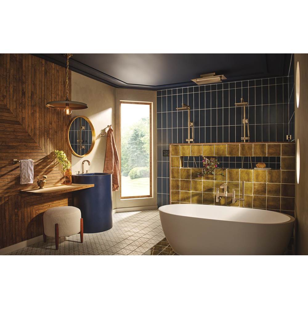 Brizo Frank Lloyd Wright® 21'' Single-Function Raincan Shower Head with Integrated Lighting - 2.5 GPM - Image 7