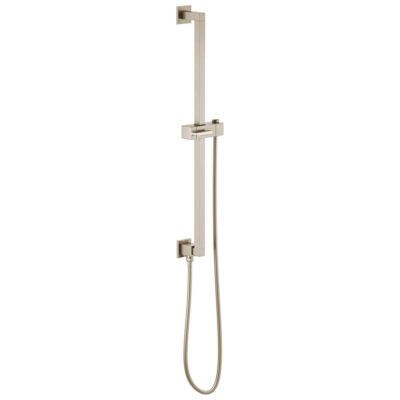 Brizo Universal Showering Linear Square Slide Bar With Hose