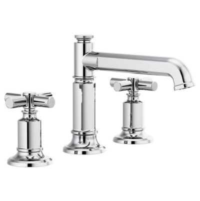 Brizo Invari® Widespread Lavatory Faucet with Column Spout - Less Handles 1.2 GPM