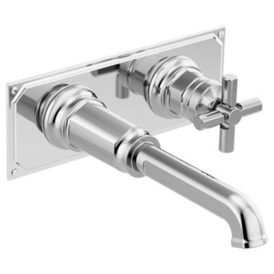 Brizo Invari® Two-Hole, Single-Handle Wall Mount Lavatory Faucet - Less Handle 1.2 GPM