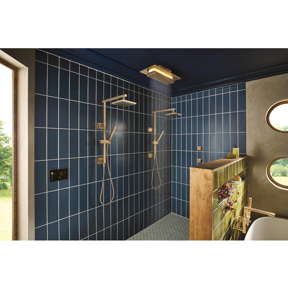 Brizo Frank Lloyd Wright® 21'' Single-Function Raincan Shower Head with Integrated Lighting - 2.5 GPM - Image 9