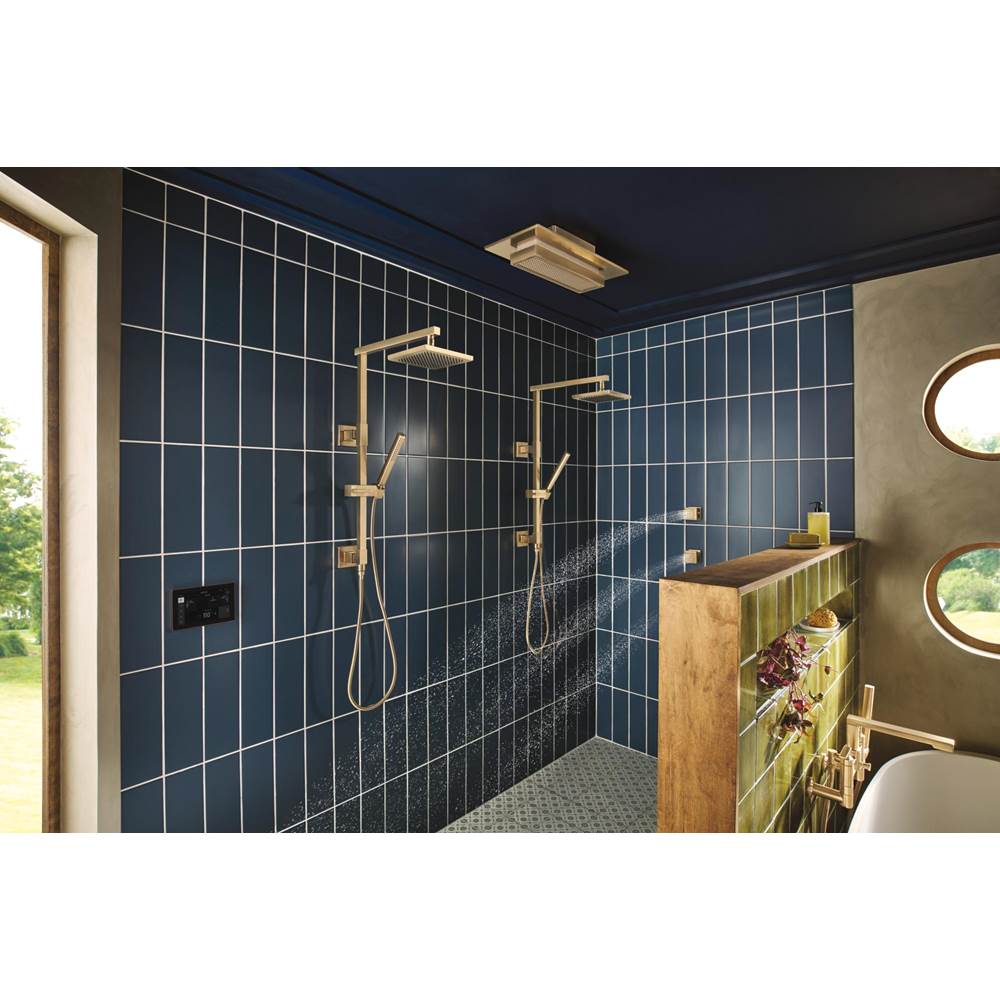 Brizo Frank Lloyd Wright® 21'' Single-Function Raincan Shower Head with Integrated Lighting - 2.5 GPM - Image 5