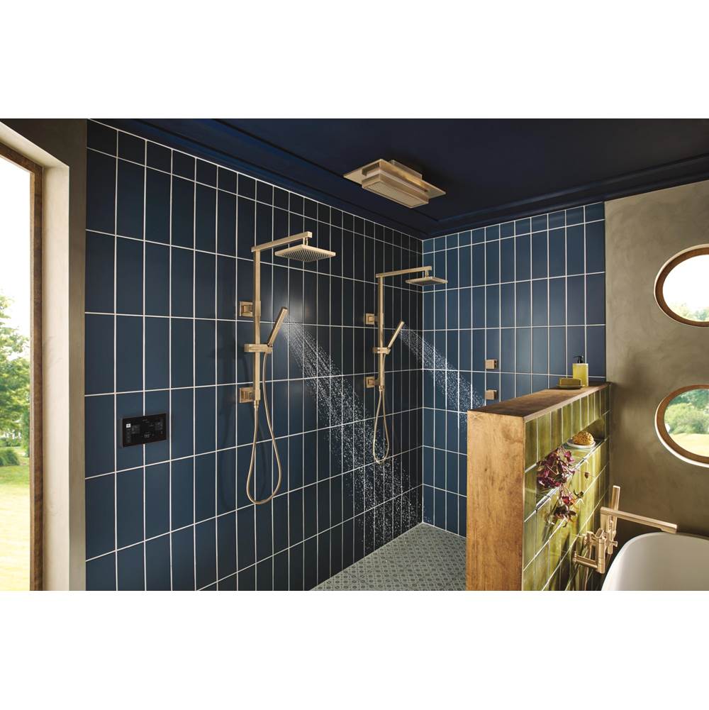 Brizo Frank Lloyd Wright® 21'' Single-Function Raincan Shower Head with Integrated Lighting - 2.5 GPM - Image 4