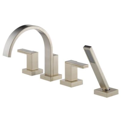 Brizo Siderna® Roman Tub Faucet with Hand Shower - Less Handles