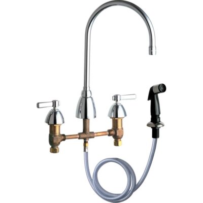 Chicago Faucets KITCHEN SINK FAUCET W/SPRAY