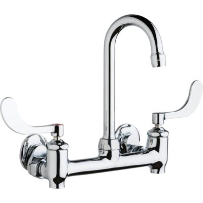 Chicago Faucets SINK FAUCET, 8'' WALL W/ STOPS