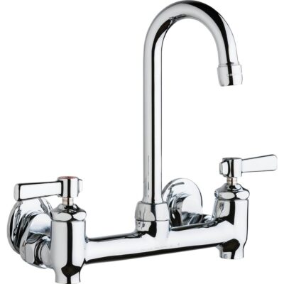 Chicago Faucets SINK FAUCET, 8'' WALL W/ STOPS