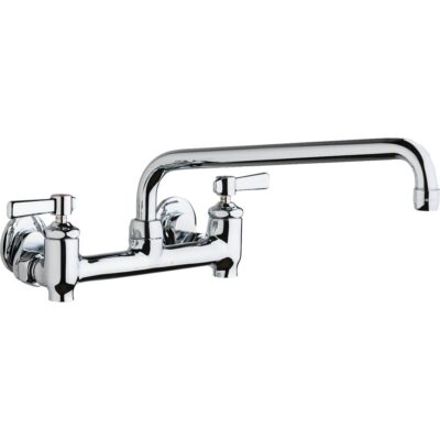 Chicago Faucets SINK FAUCET, 8'' WALL W/ STOPS
