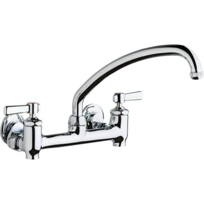 Chicago Faucets SINK FAUCET, 8'' WALL W/ STOPS