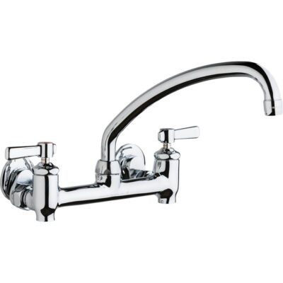 Chicago Faucets SINK FAUCET, 8'' WALL W/ STOPS