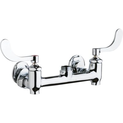 Chicago Faucets SINK FAUCET, 8'' WALL W/ STOPS