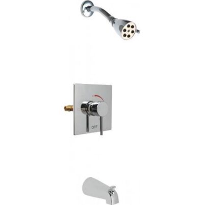 Chicago Faucets SQUARE T/P TUB AND SHOWER VALVE