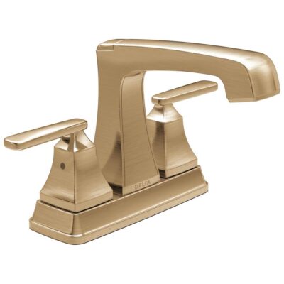 Delta Faucet Ashlyn Two Handle Centerset Bathroom Faucet Champagne Bronze
