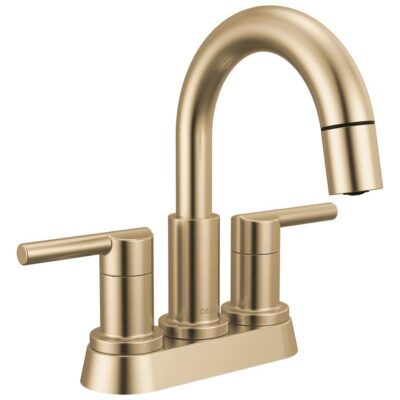 Delta Faucet Nicoli™ Two Handle Centerset Pull-Down Bathroom Faucet
