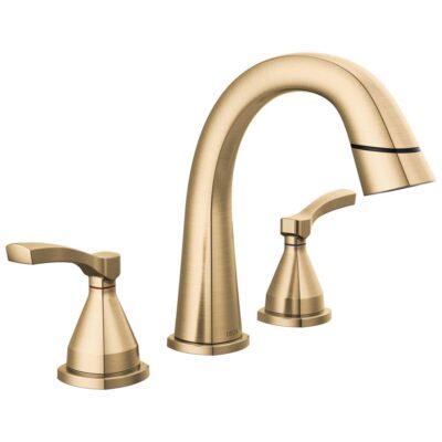 Delta Faucet Stryke® Two Handle Widespread Pull Down Bathroom Faucet