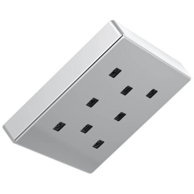 Delta Faucet Universal Showering Components H2OKinetic® Single-Setting Metal Raincan Shower Head