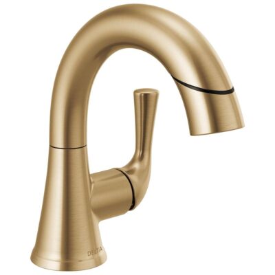 Delta Faucet Kayra™ Single Handle Pull-Down Bathroom Faucet
