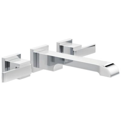 Delta Faucet Ara® Two Handle Wall Mount Bathroom Faucet Trim