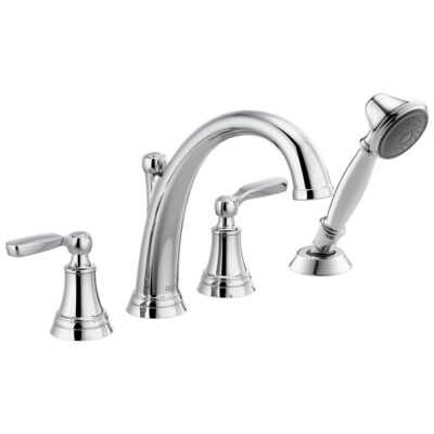 Delta Faucet Woodhurst™ Roman Tub with Handshower Trim