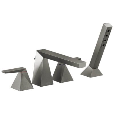 Delta Faucet Trillian™ Two-Handle Roman Tub Trim with Hand Shower