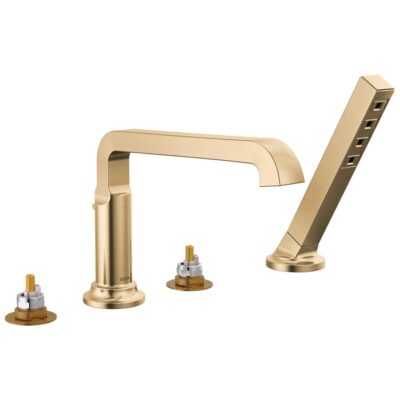 Delta Faucet Tetra™ Roman Tub Trim with Hand Shower