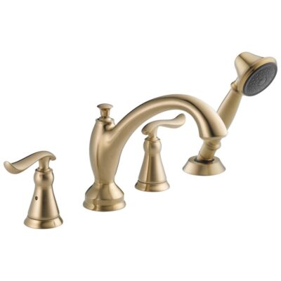 Delta Faucet Linden™ Roman Tub with Hand Shower Trim