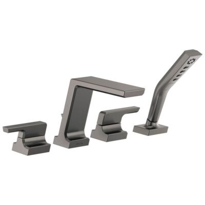 Delta Faucet Pivotal™ Roman Tub with Hand Shower Trim