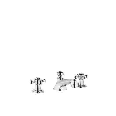 Dornbracht Madison Three-Hole Lavatory Mixer With Drain In Brushed Durabrass