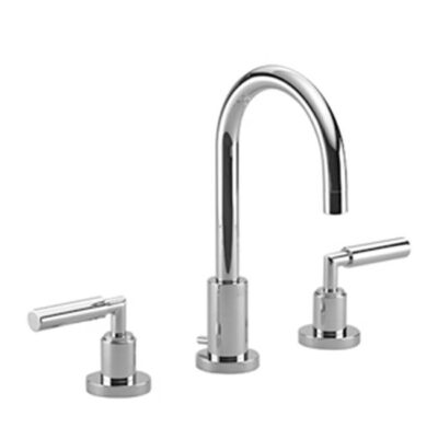 Dornbracht Tara Three-Hole Lavatory Mixer With Drain In Black Matte