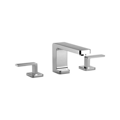 Dornbracht LULU Three-Hole Lavatory Mixer With Drain In Platinum Matte