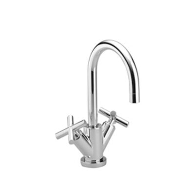 Dornbracht Tara Single-Hole Lavatory Mixer With Drain In Black Matte