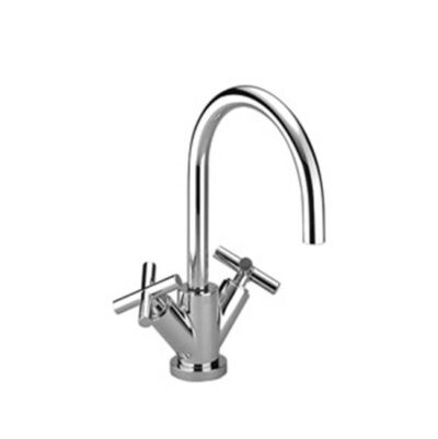 Dornbracht Tara Single-Hole Lavatory Mixer With Drain In Black Matte