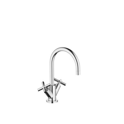 Dornbracht Single-Hole Lavatory Mixer With Drain In Brushed Durabrass