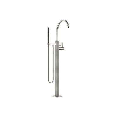 Dornbracht Meta Single-Lever Tub Mixer For Freestanding Installation With Hand Shower Set In Platinum Matte