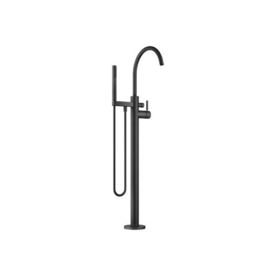 Dornbracht Meta Single-Lever Tub Mixer For Freestanding Installation With Hand Shower Set In Black Matte