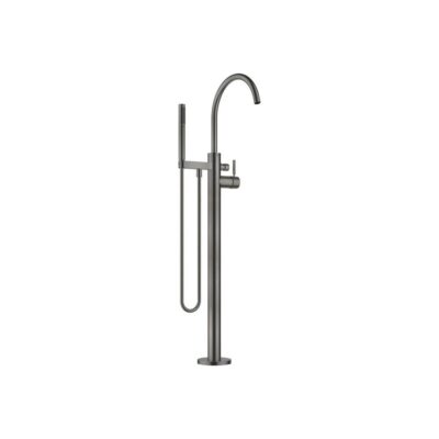 Dornbracht Single-Lever Tub Mixer For Freestanding Installation With Hand Shower Set In Dark Platinum Matte