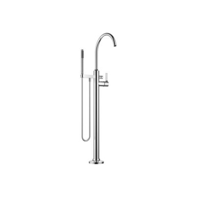 Dornbracht VAIA Single-Lever Tub Mixer For Freestanding Installation With Hand Shower Set In Platinum