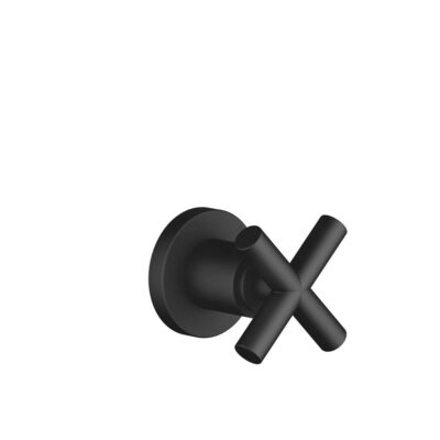 Dornbracht Tara Volume Control Clockwise-Closing 1/2'' In Black Matte