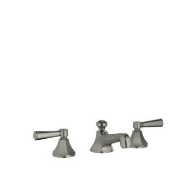 Dornbracht Madison Flair Three-Hole Lavatory Mixer With Drain In Dark Platinum Matte